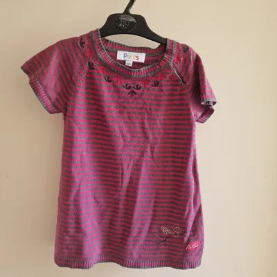 18 mois robe rose et gris